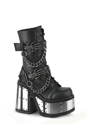 Camel-120 Platform Ankle Boots