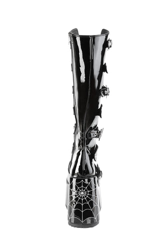 Camel-223 Platform Glow In The Dark Knee High Boots