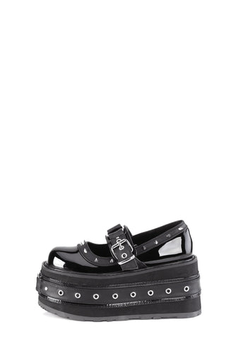 Damned-20 Platform Mary Janes