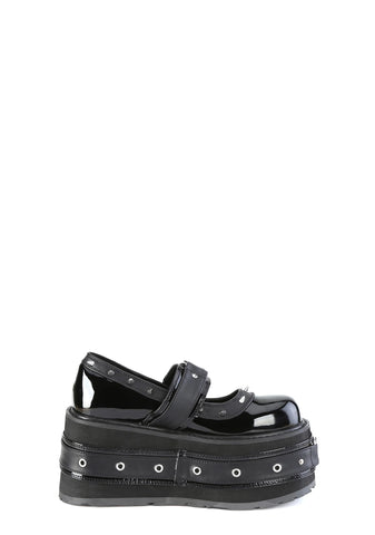 Damned-20 Platform Mary Janes