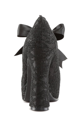 Demon-11 Platform Mary Jane Pumps