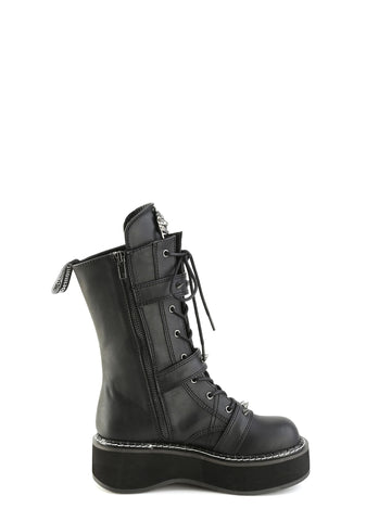 Emily-82 Platform Mid-Calf Boots