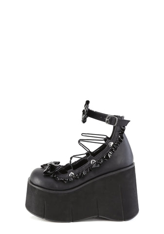 Kera-18 Platform Ankle Strap Shoes