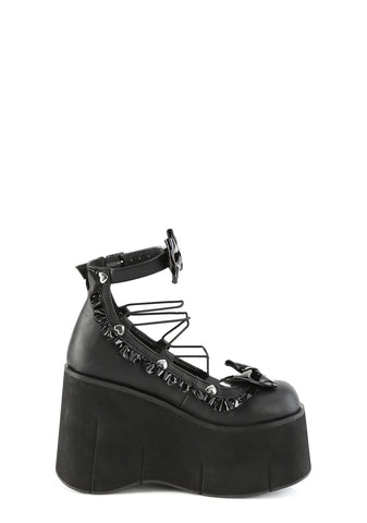 Kera-18 Platform Ankle Strap Shoes