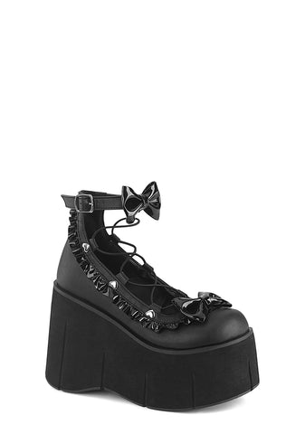 Kera-18 Platform Ankle Strap Shoes