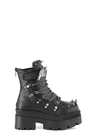 Wrath-55 Platform Ankle Boots
