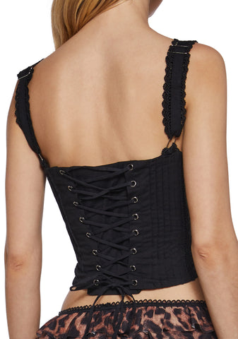 Study Break Tank Crop Top