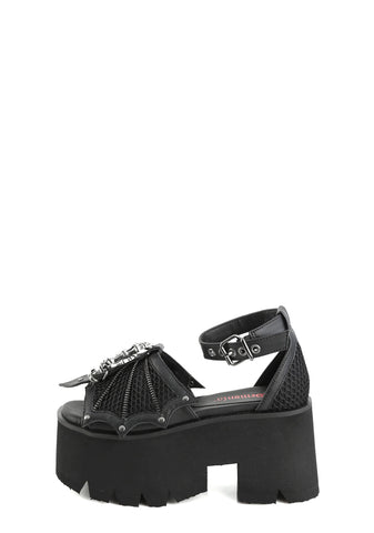 Ashes-11 Platform Sandals