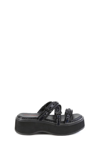 Emily-07 Platform Strappy Sandal