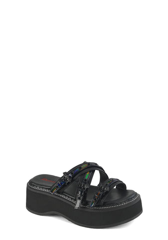 Emily-07 Platform Strappy Sandal