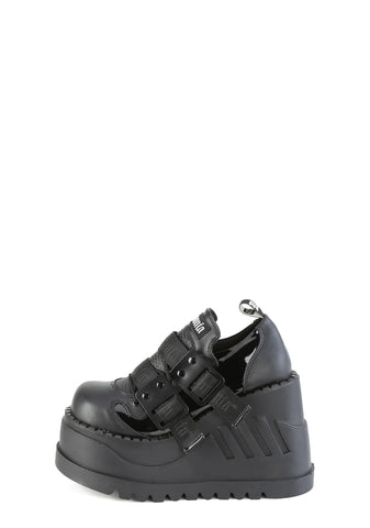Stomp-28 Platform Wedge Shoes