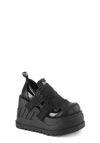Stomp-28 Platform Wedge Shoes