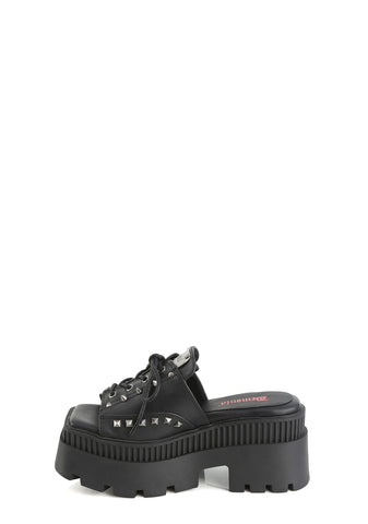 Wrath-03 Platform Slide Sandals