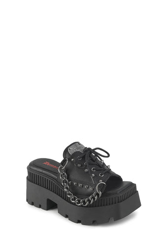 Wrath-03 Platform Slide Sandals