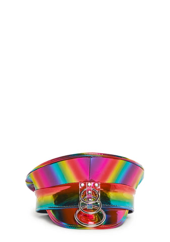 O-Ring Rainbow Captain Hat