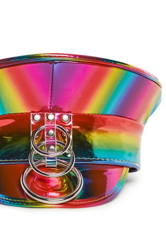 O-Ring Rainbow Captain Hat