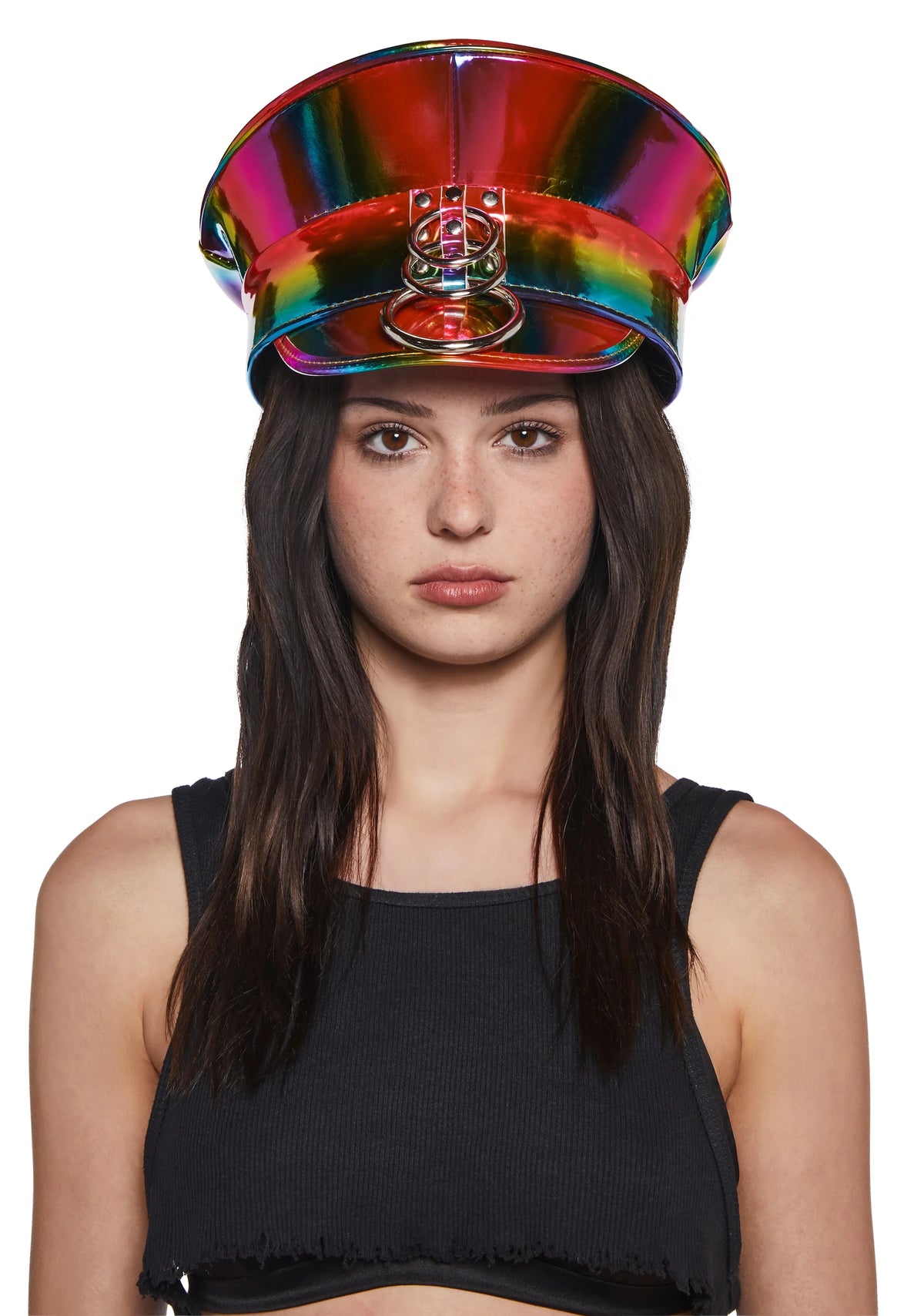 O-Ring Rainbow Captain Hat