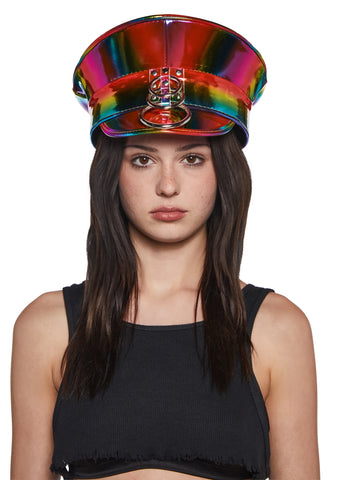 O-Ring Rainbow Captain Hat