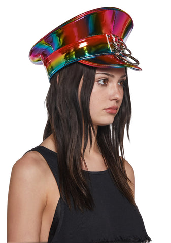O-Ring Rainbow Captain Hat