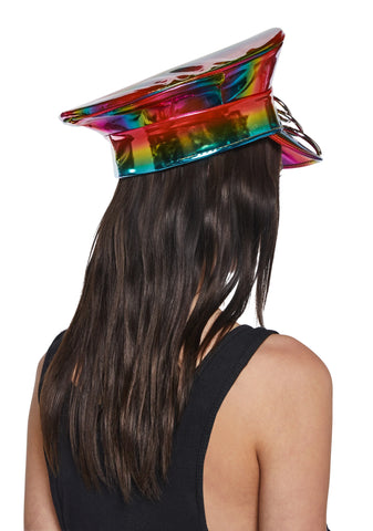 O-Ring Rainbow Captain Hat