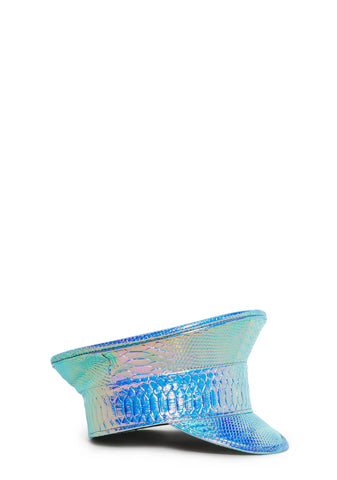 Vinyl Captain Hat - Snake