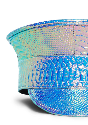 Vinyl Captain Hat - Snake