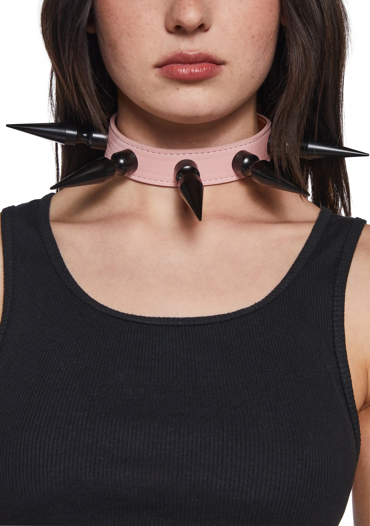 Spiked Collar - Pink