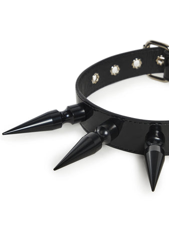 Spiked Collar - Black