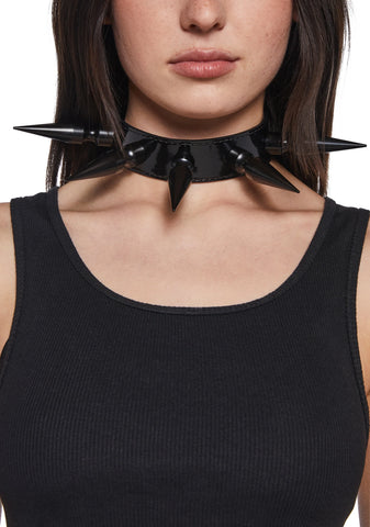 Spiked Collar - Black
