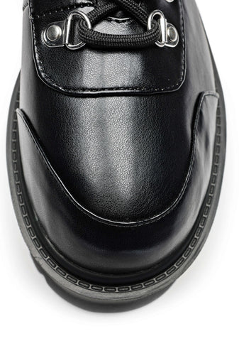 Hydra All Black Matrix Platform Boots