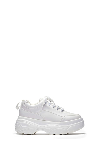 Jennie Striker Chunky Bubble Trainers - White
