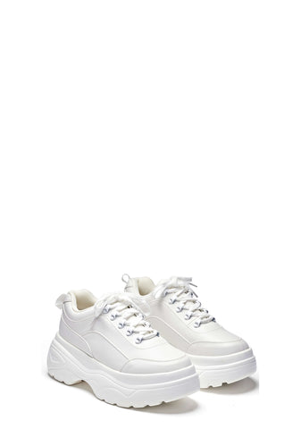 Jennie Striker Chunky Bubble Trainers - White
