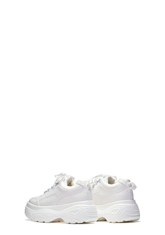 Jennie Striker Chunky Bubble Trainers - White