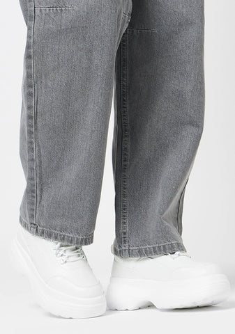 Jennie Striker Chunky Bubble Trainers - White