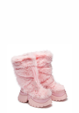 Kawaii Sasquatch Fluffy Snow Boots