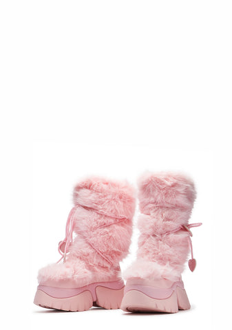 Kawaii Sasquatch Fluffy Snow Boots