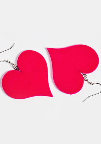 Softer Love Velvet Heart Earrings