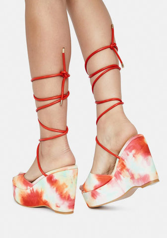 Tie Dye World Outsider Wedge