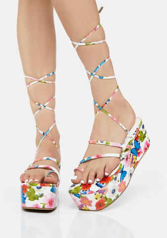 Sunny Days Platform Sandals