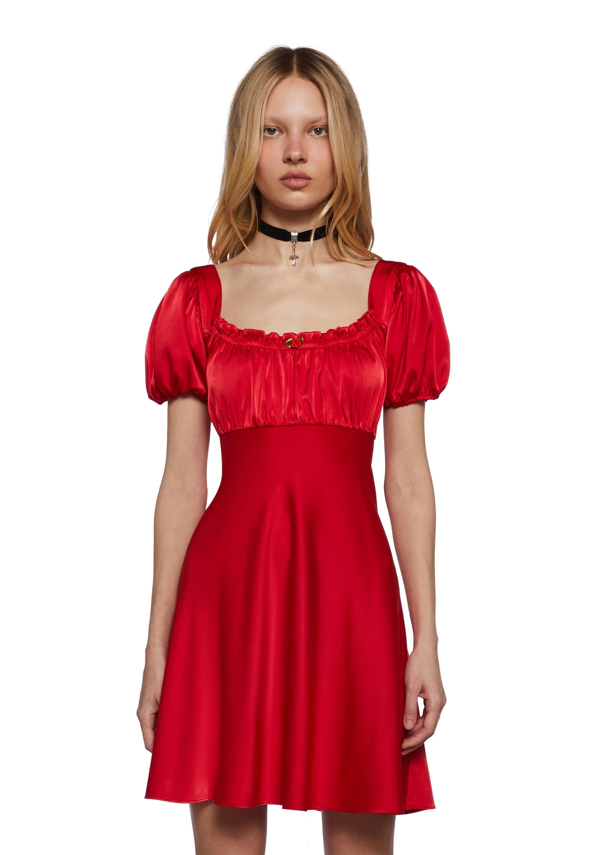 Dolled Up Satin Dress