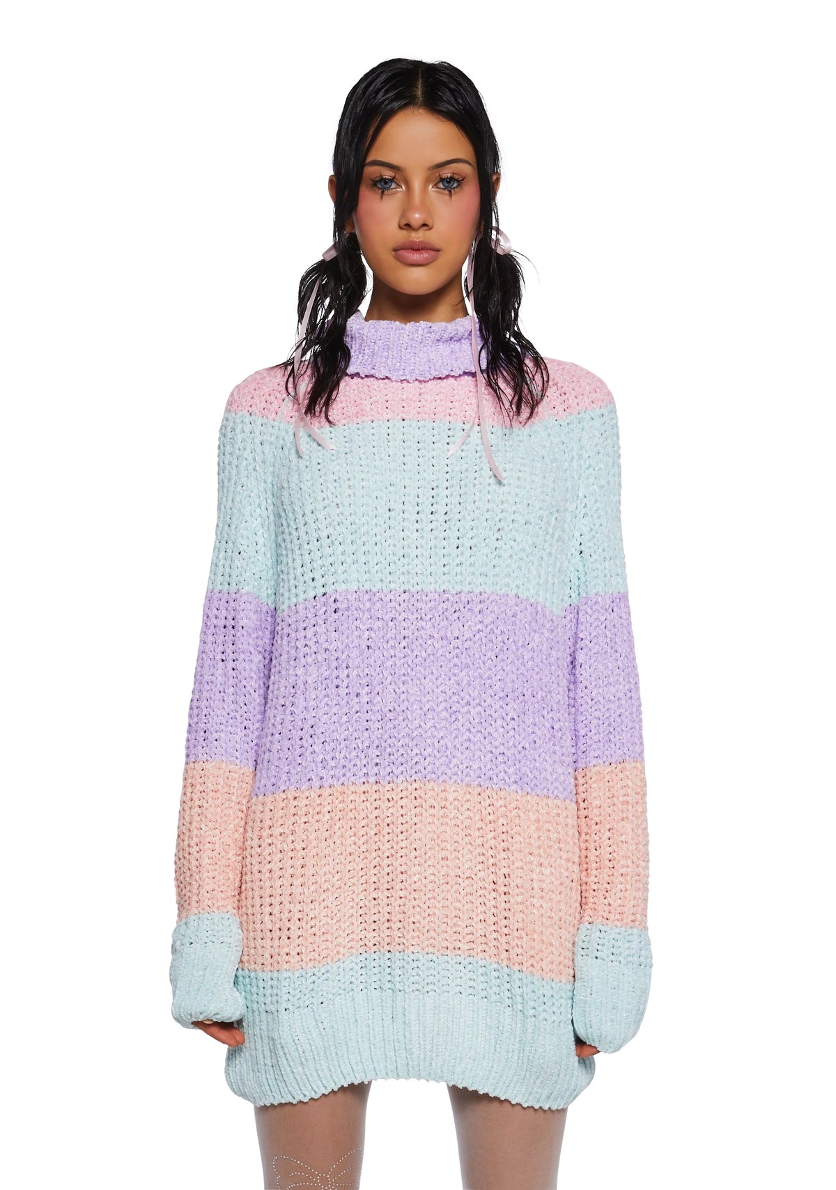 Pastel Sweetz Striped Sweater