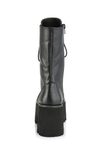 Ashes-105 Platform Mid-Calf Boots