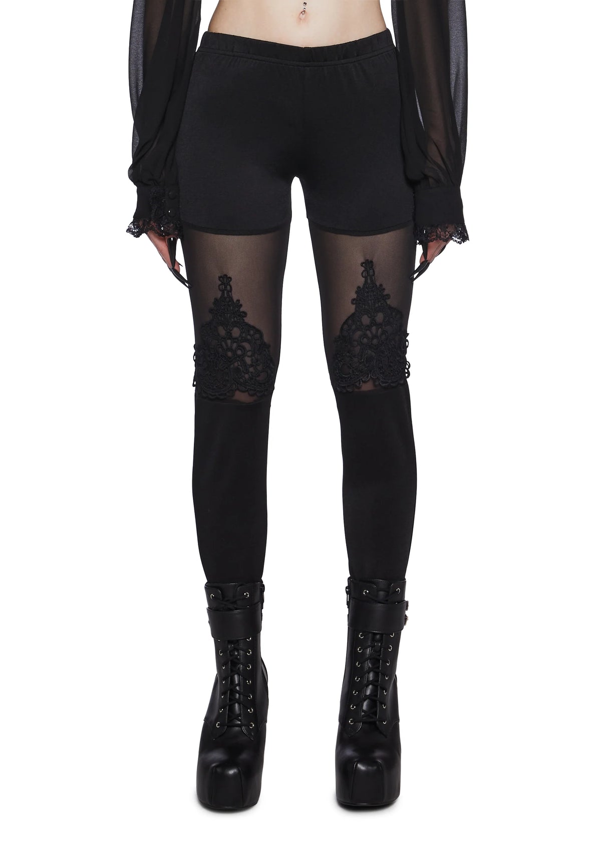 Silent Vigil Mesh Leggings