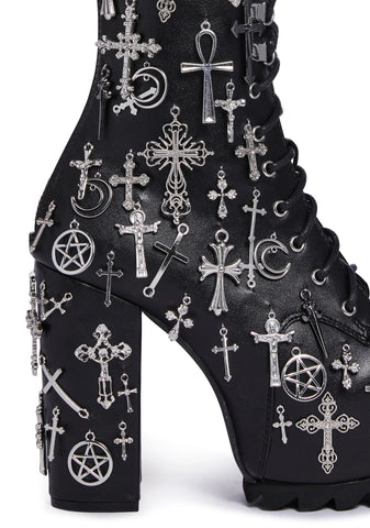 Idol Worship Charm Boots