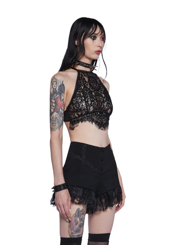 Haunted Harlow Halter Bra