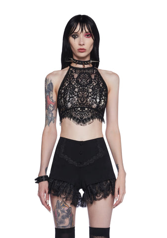 Haunted Harlow Halter Bra