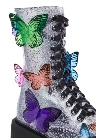 Terrarium Butterfly Boots