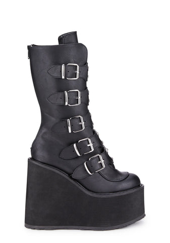 Swing-230 Platform Mid-Calf Boots