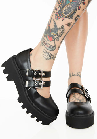 Raven Sweetie Pie Platform Mary Janes