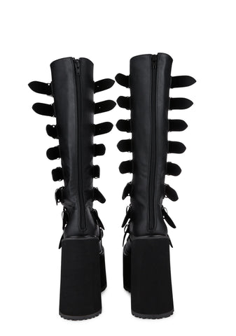 Swing-815 Platform Knee High Boots